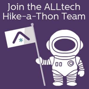 Join the ALLtech Hike-a-Thon Team graphic